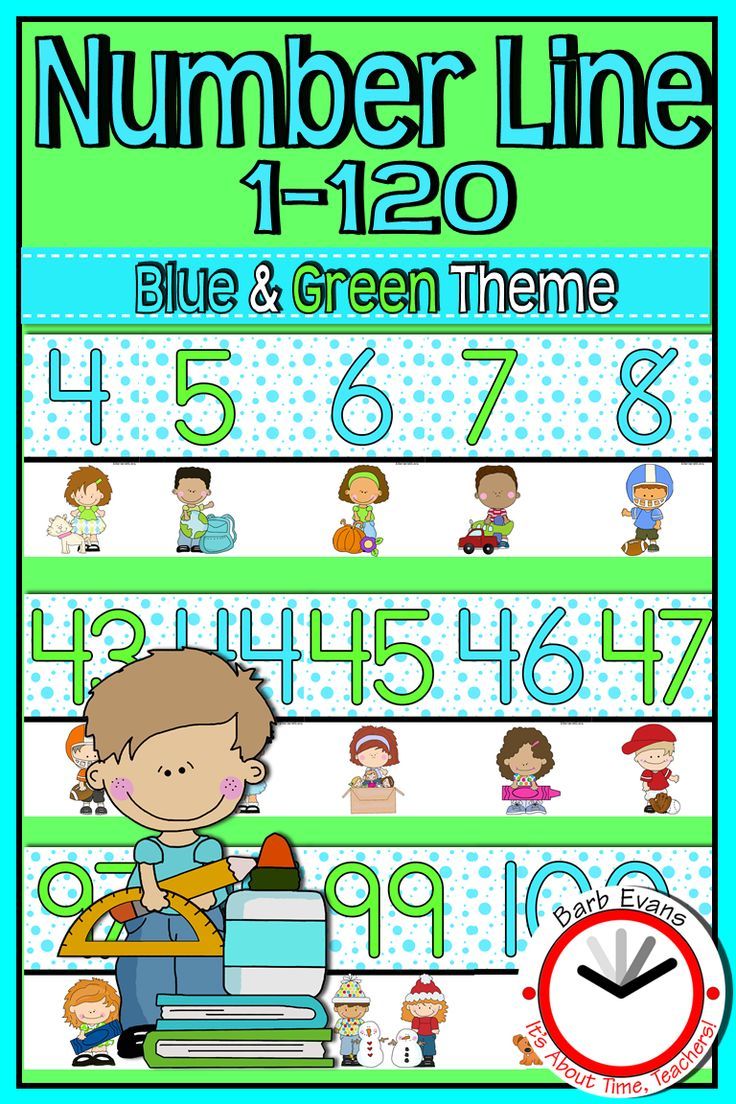 90 Free Printable Number Line 1-20 52