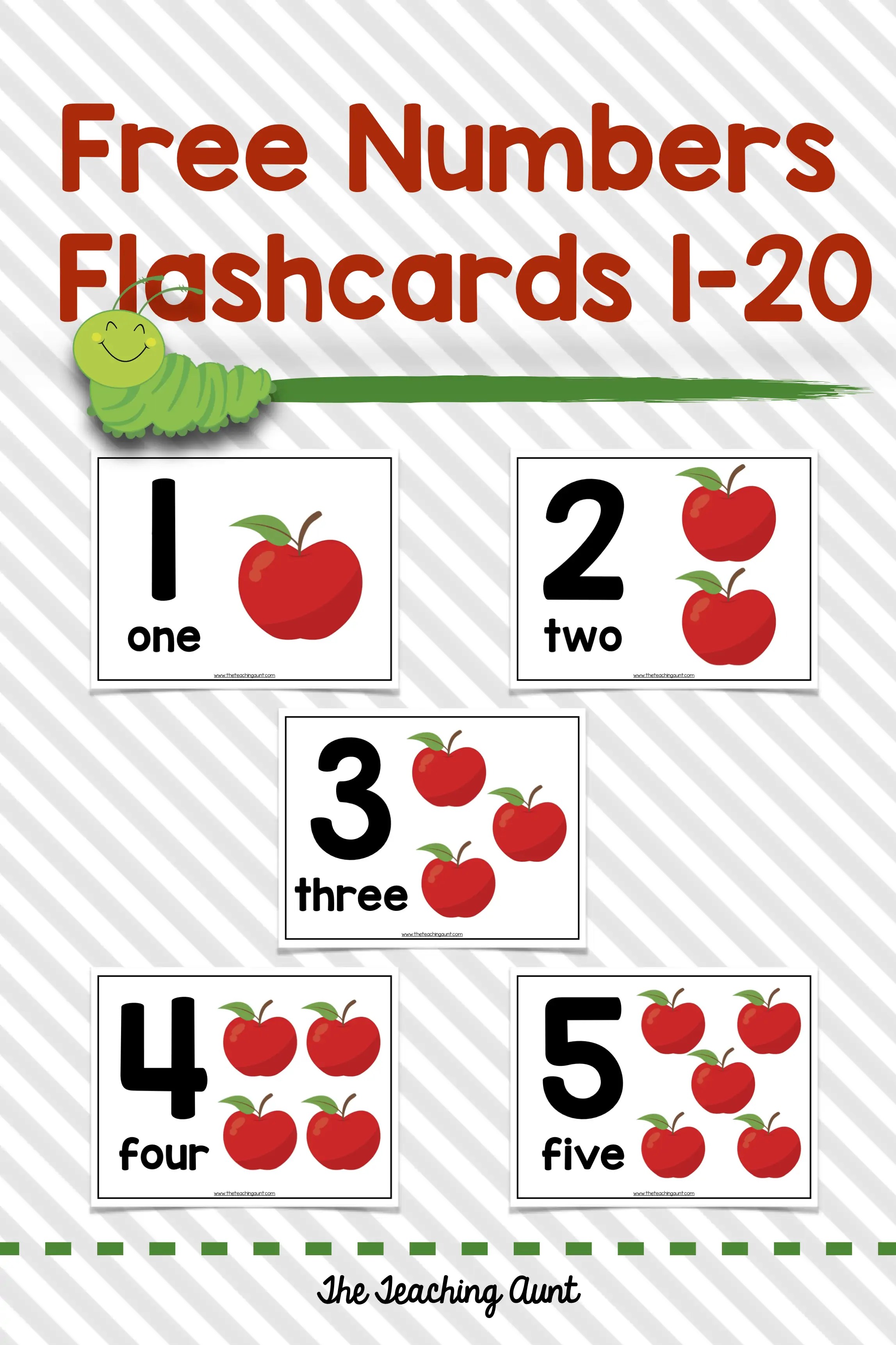 90 Free Printable Number Line 1-20 6