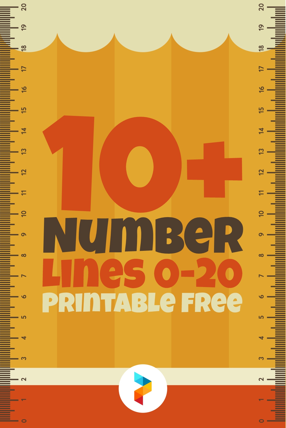 90 Free Printable Number Line 1-20 69