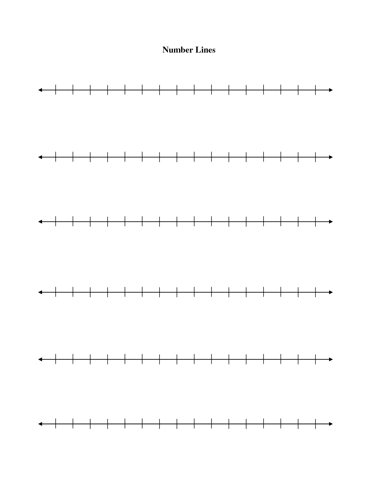 90 Free Printable Number Line 1-20 79