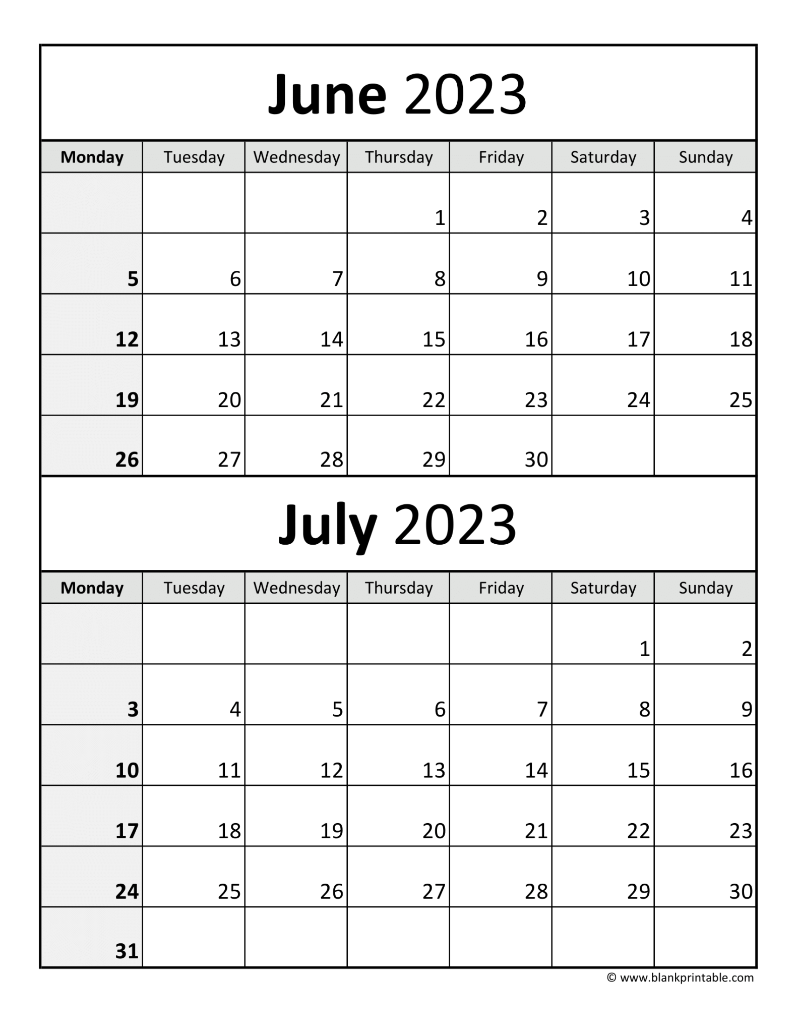 90 June 22 Printable Calendar 11