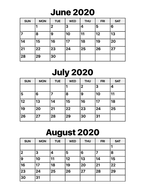 90 June 22 Printable Calendar 22