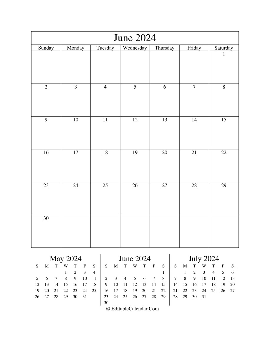 90 June 22 Printable Calendar 26