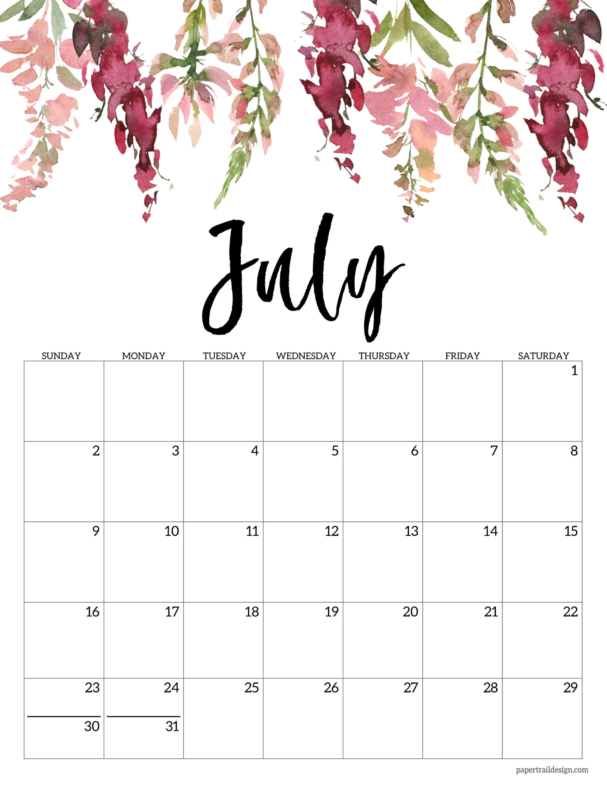 90 June 22 Printable Calendar 39