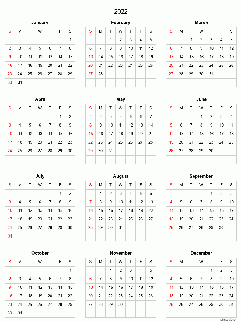 90 June 22 Printable Calendar 64