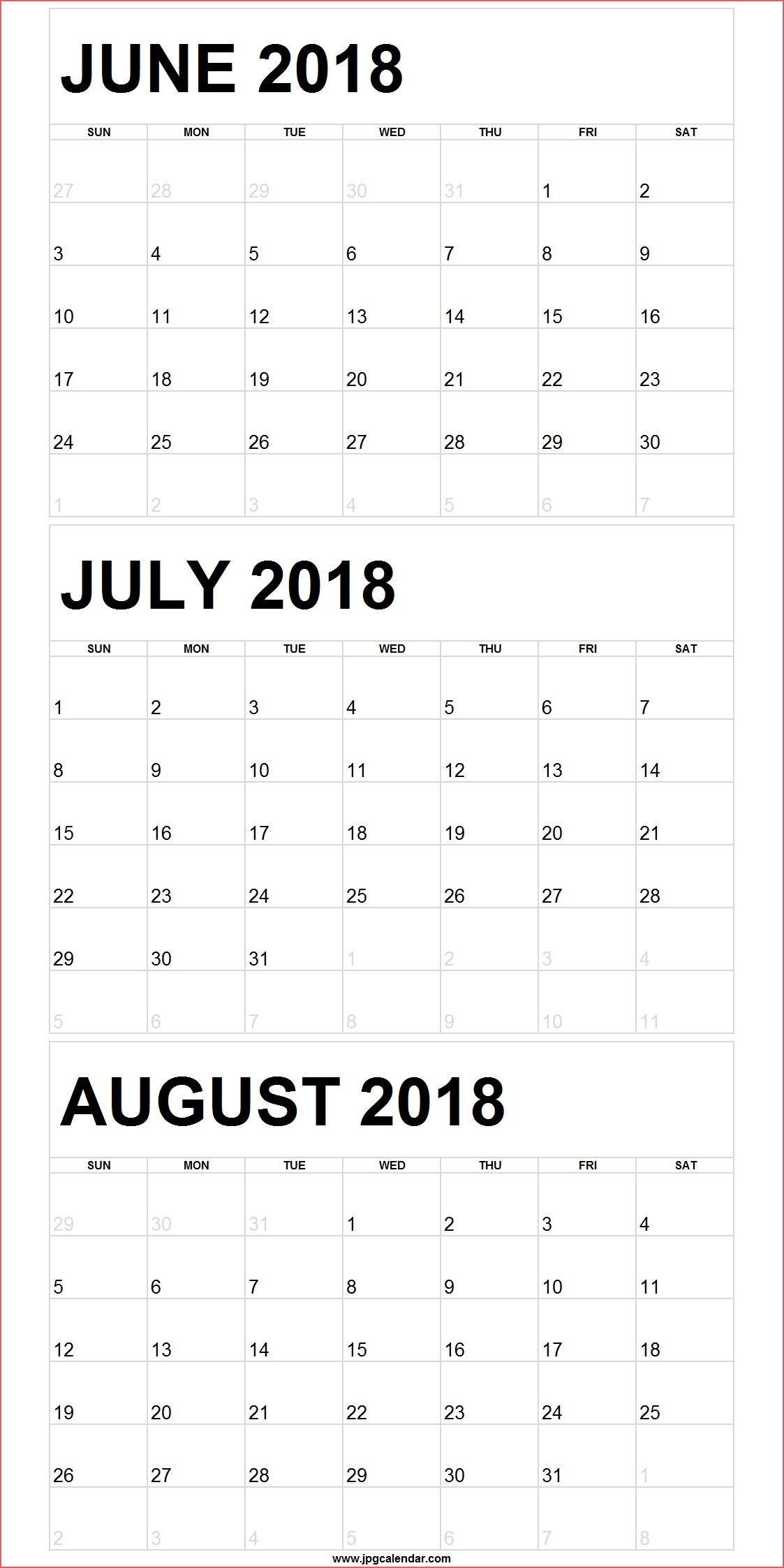 90 June 22 Printable Calendar 7