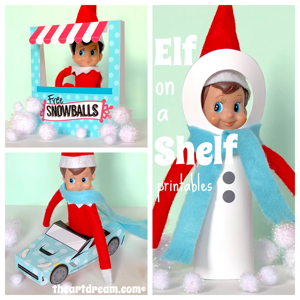 90 Printable Blank Elf On The Shelf 10