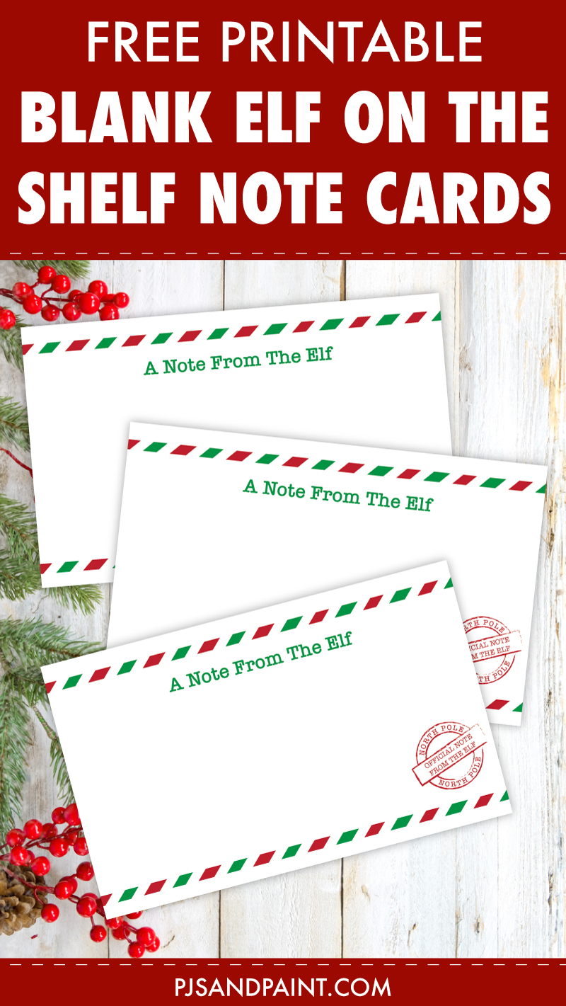 90 Printable Blank Elf On The Shelf 17