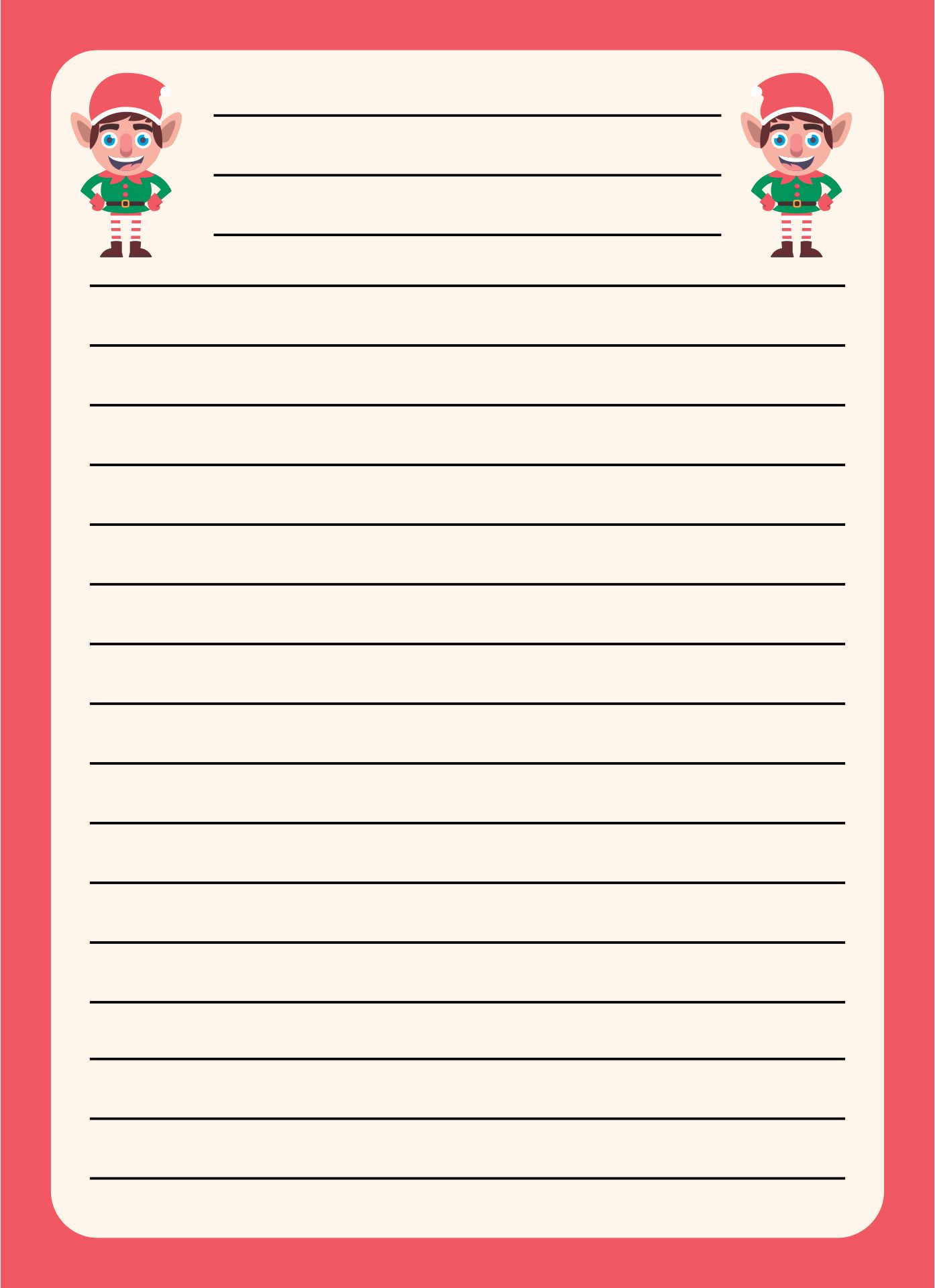 90 Printable Blank Elf On The Shelf 28