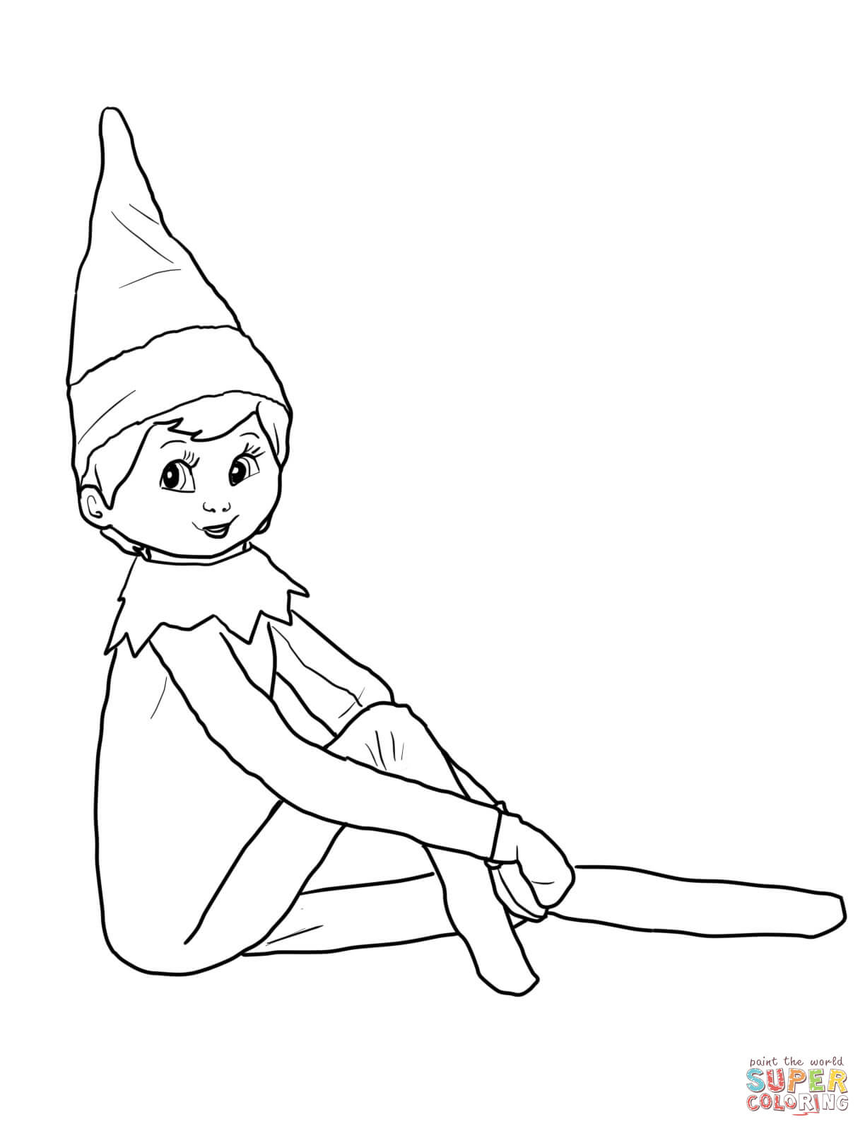 90 Printable Blank Elf On The Shelf 4