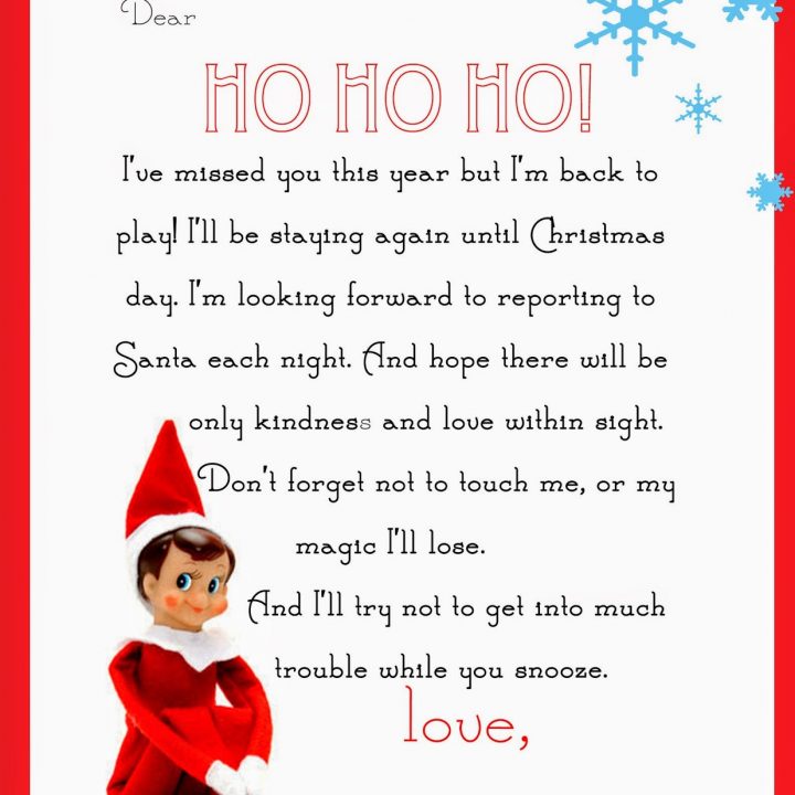 90 Printable Blank Elf On The Shelf 42