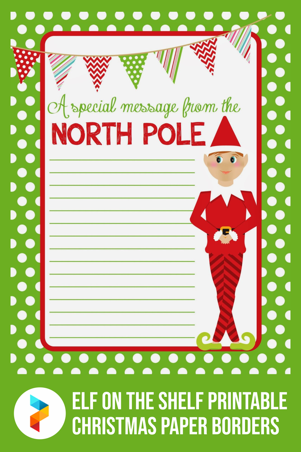 90 Printable Blank Elf On The Shelf 49