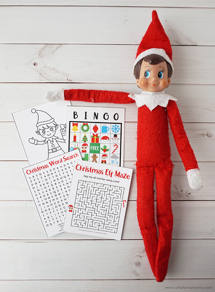 90 Printable Blank Elf On The Shelf 53