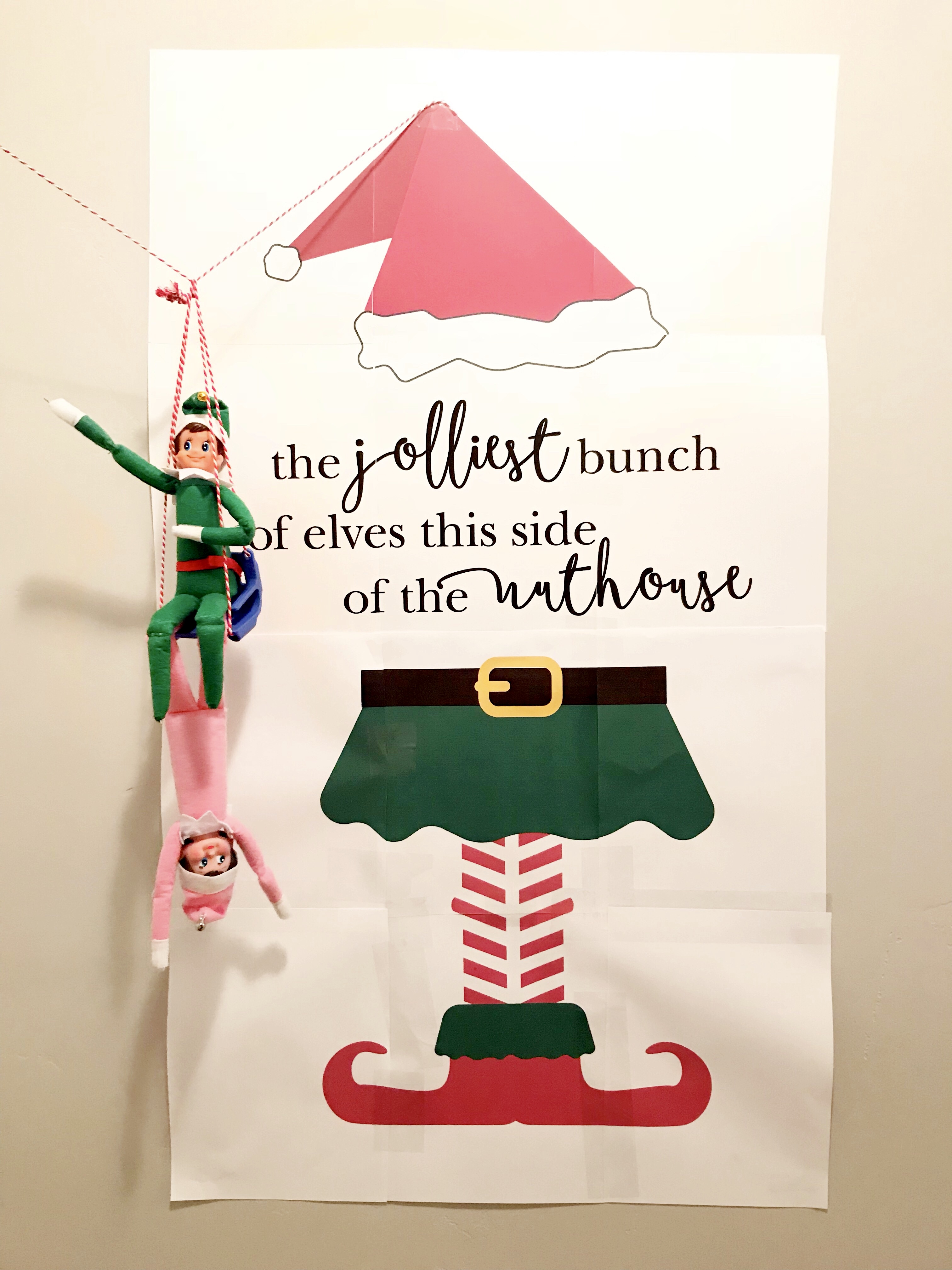 90 Printable Blank Elf On The Shelf 56