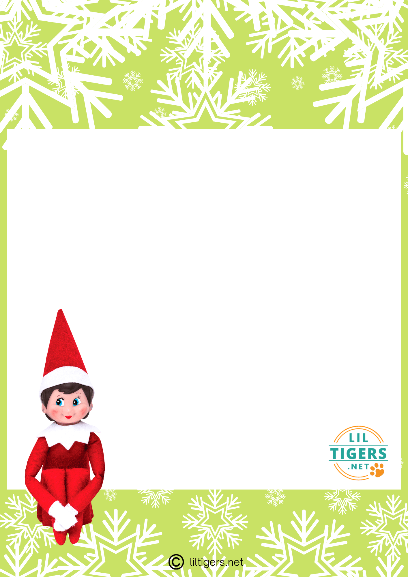 90 Printable Blank Elf On The Shelf 59