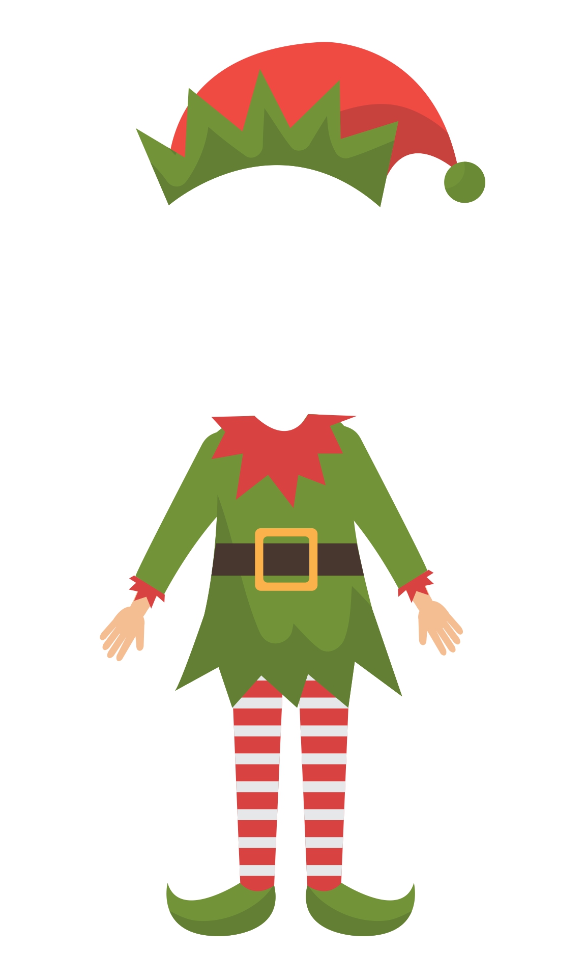 90 Printable Blank Elf On The Shelf 68