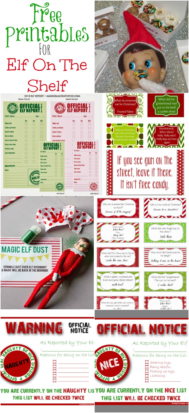 90 Printable Blank Elf On The Shelf 7