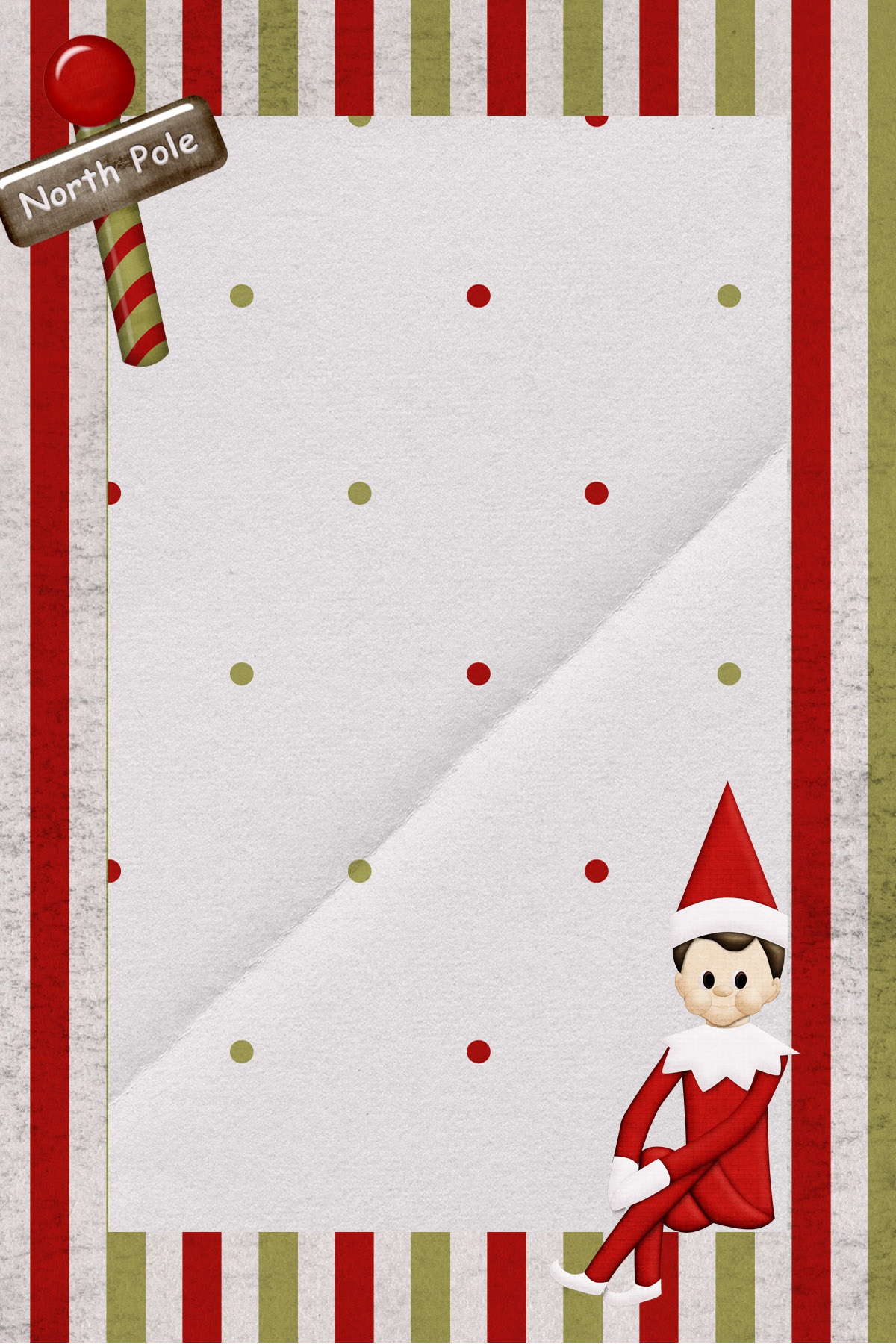 90 Printable Blank Elf On The Shelf 71