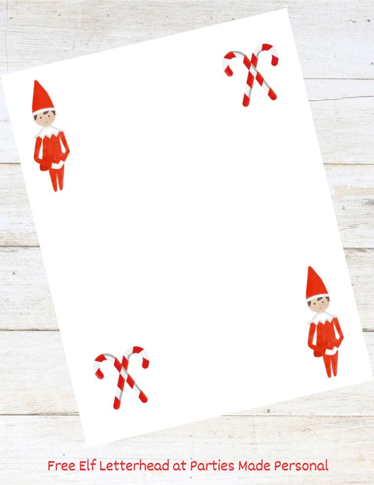 90 Printable Blank Elf On The Shelf 89