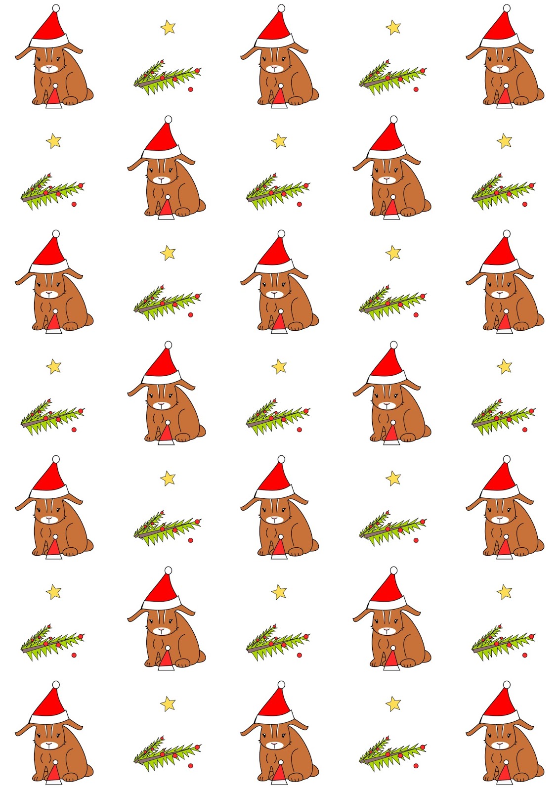 90 Printable Christmas Scrapbook Paper 43