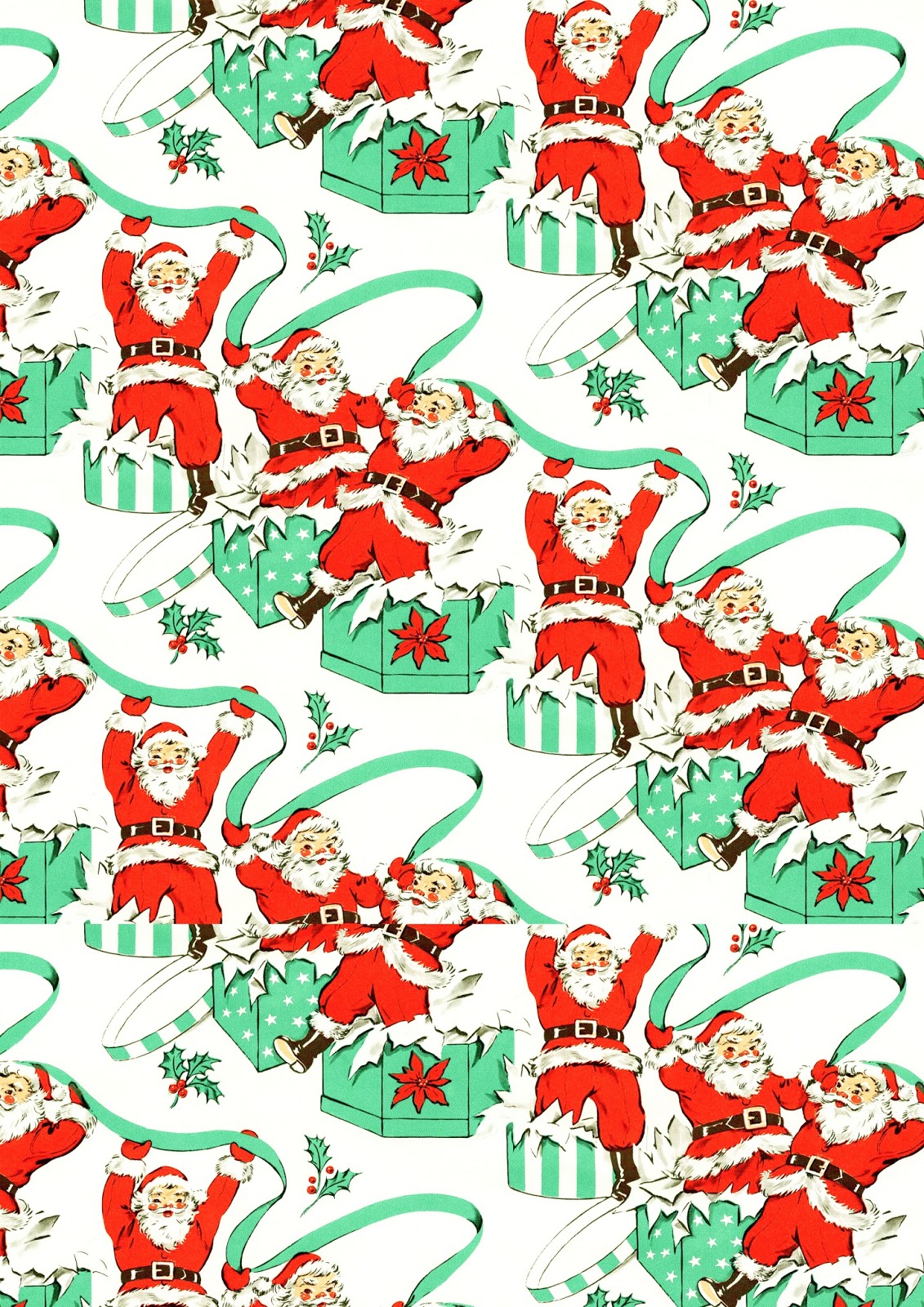 90 Printable Christmas Scrapbook Paper 44