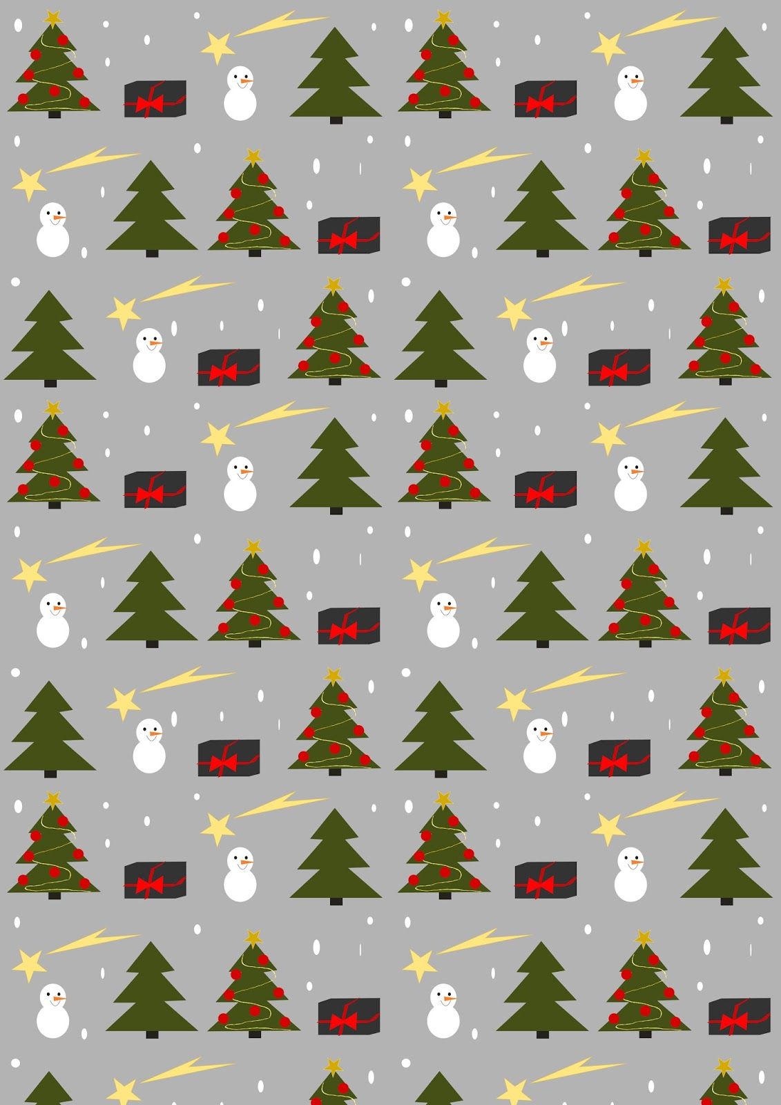 90 Printable Christmas Scrapbook Paper 59