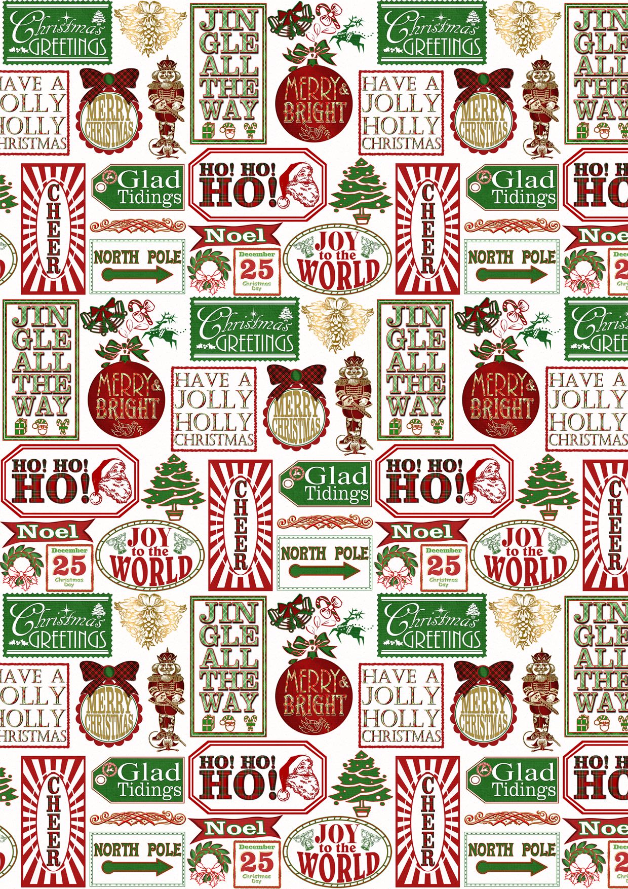 90 Printable Christmas Scrapbook Paper 62