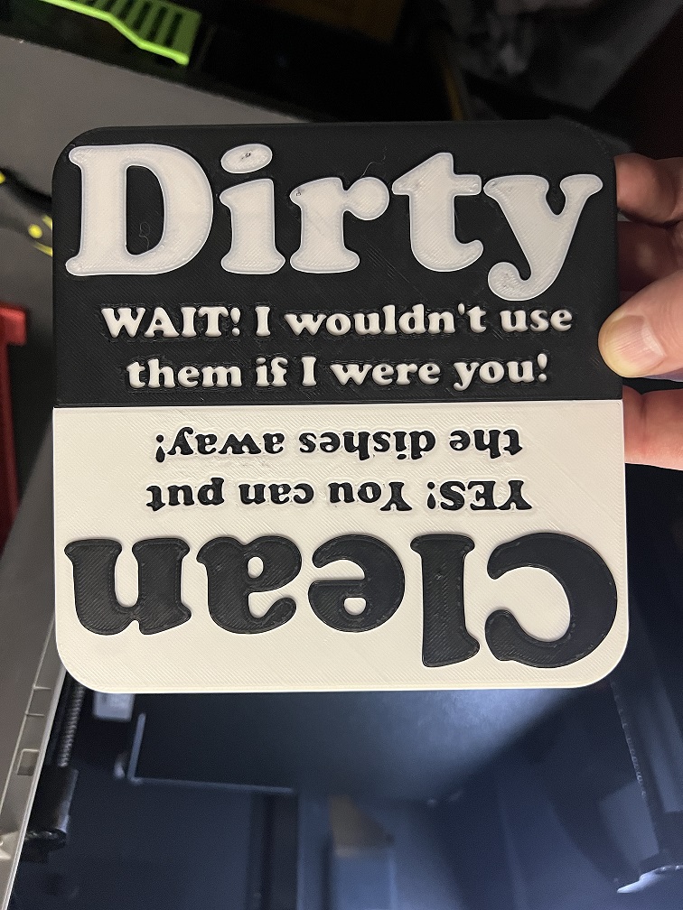 90 Printable Clean Dirty Dishwasher Sign 40