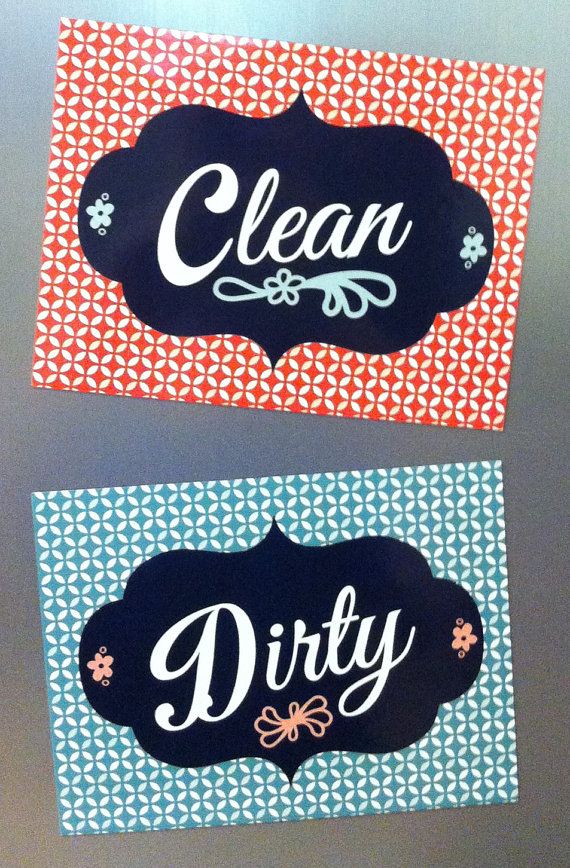 90 Printable Clean Dirty Dishwasher Sign 42