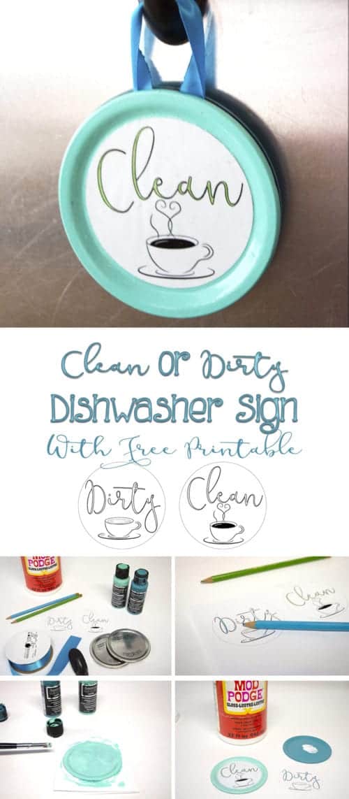 90 Printable Clean Dirty Dishwasher Sign 49