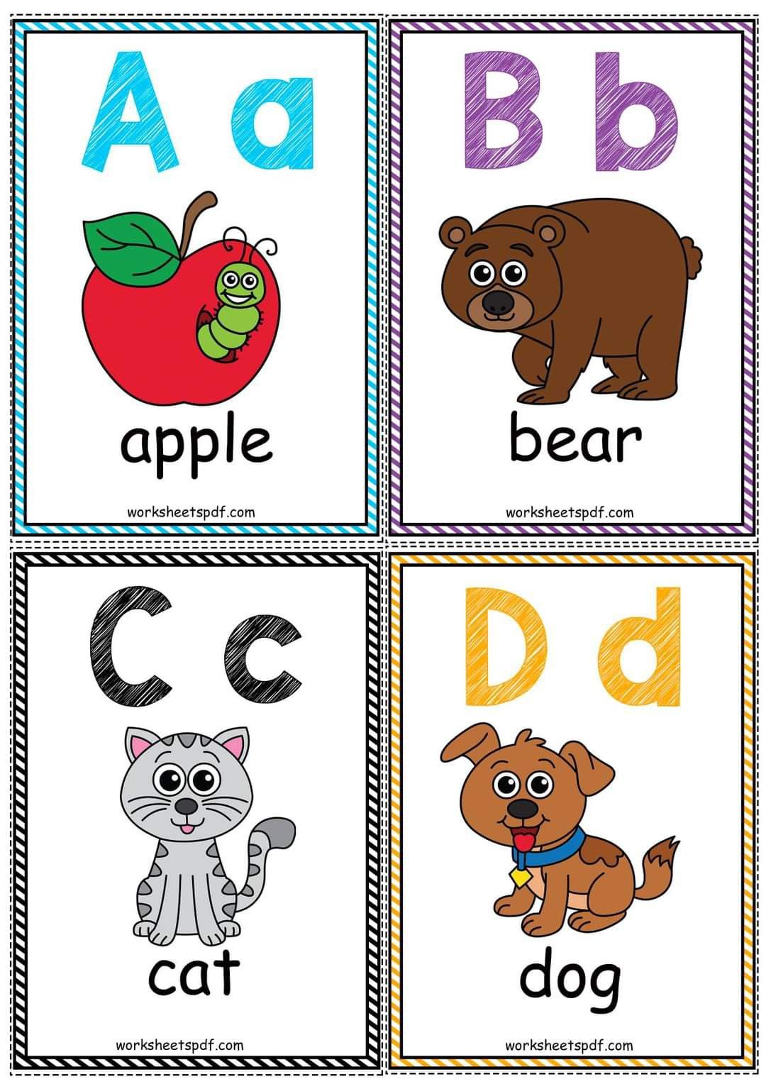 90 Printable Color Words Flash Cards 35