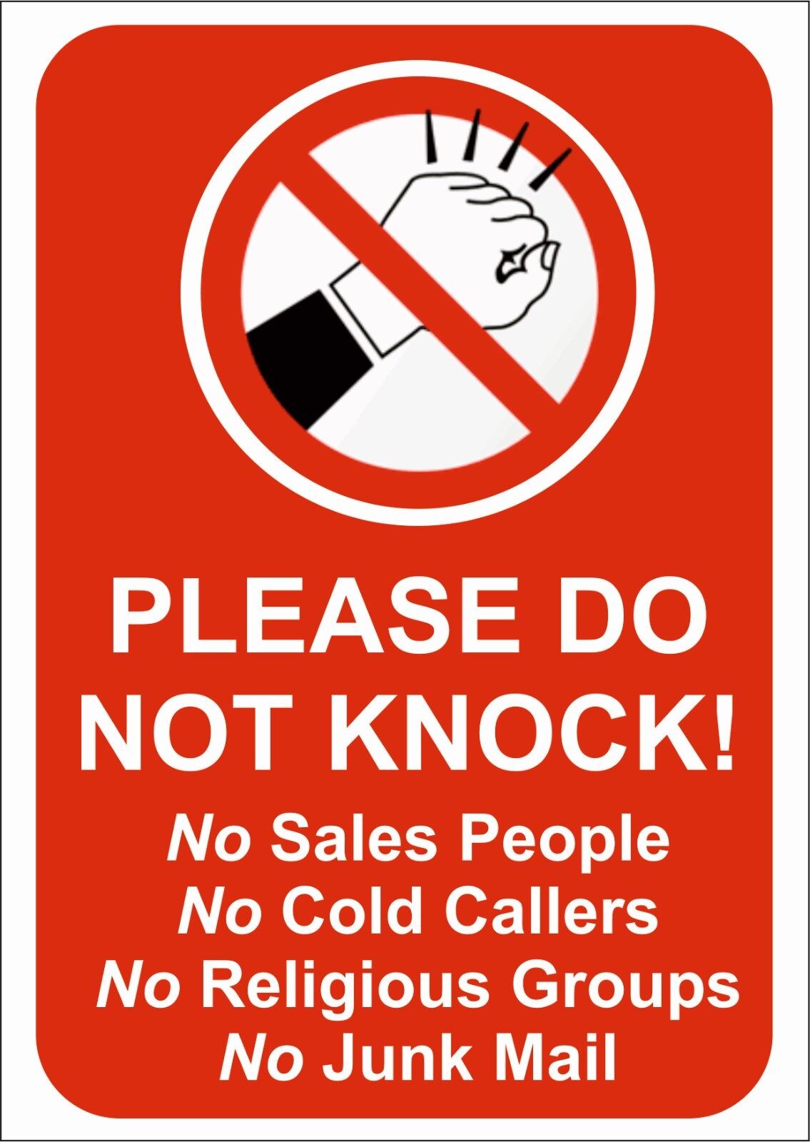 90 Printable Do Not Knock Sign 20