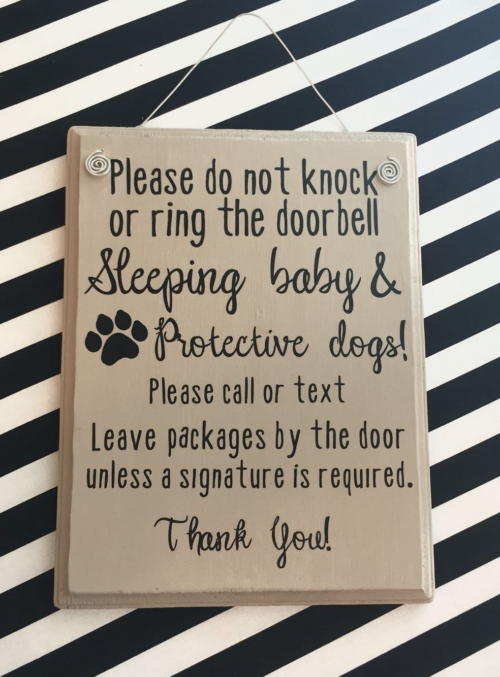 90 Printable Do Not Knock Sign 4