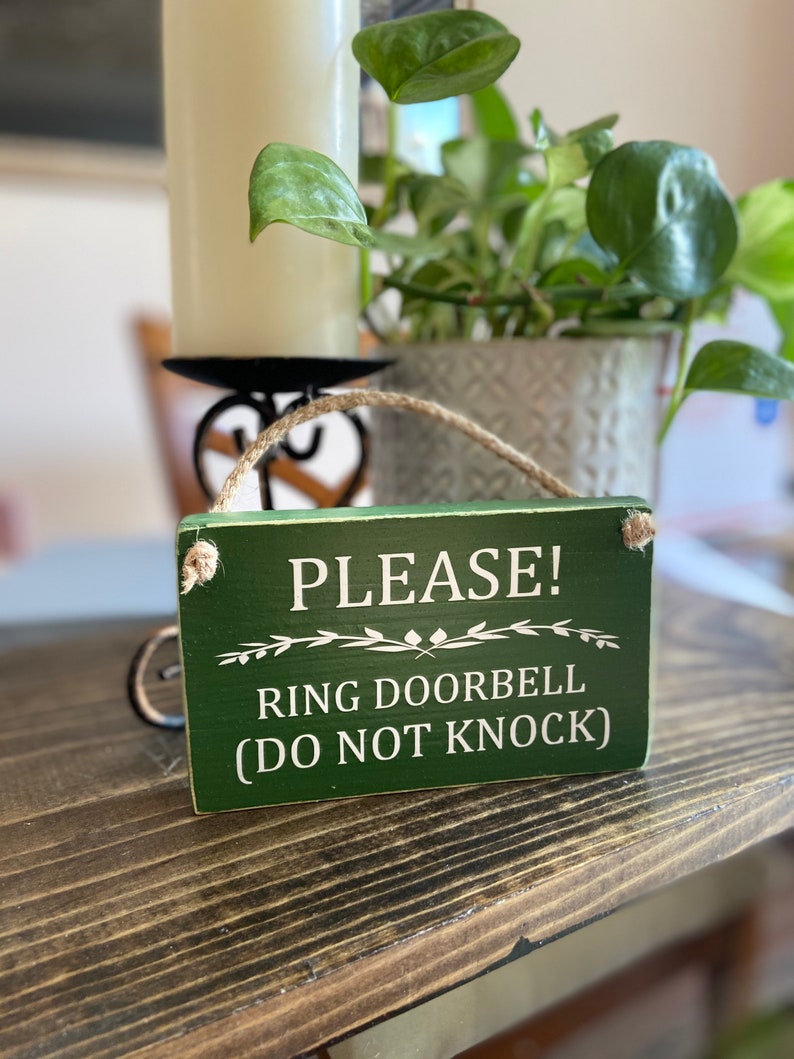 90 Printable Do Not Knock Sign 7