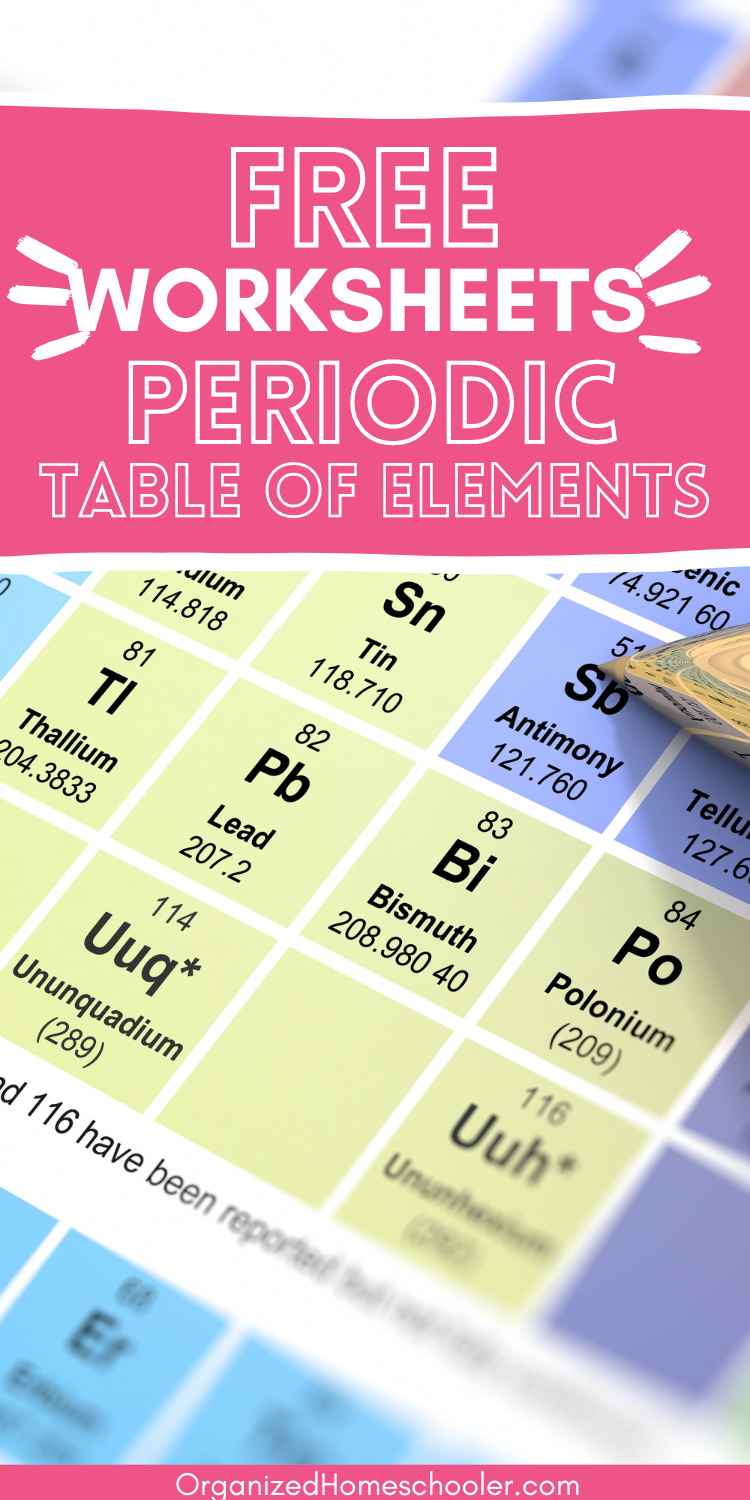 90 Printable Periodic Table Worksheet 30