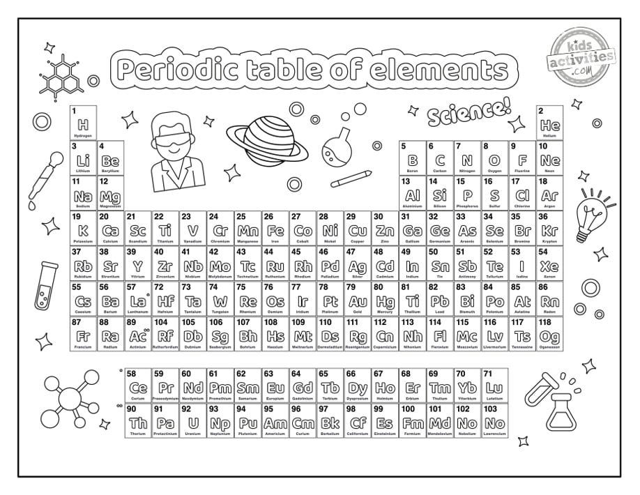 90 Printable Periodic Table Worksheet 98