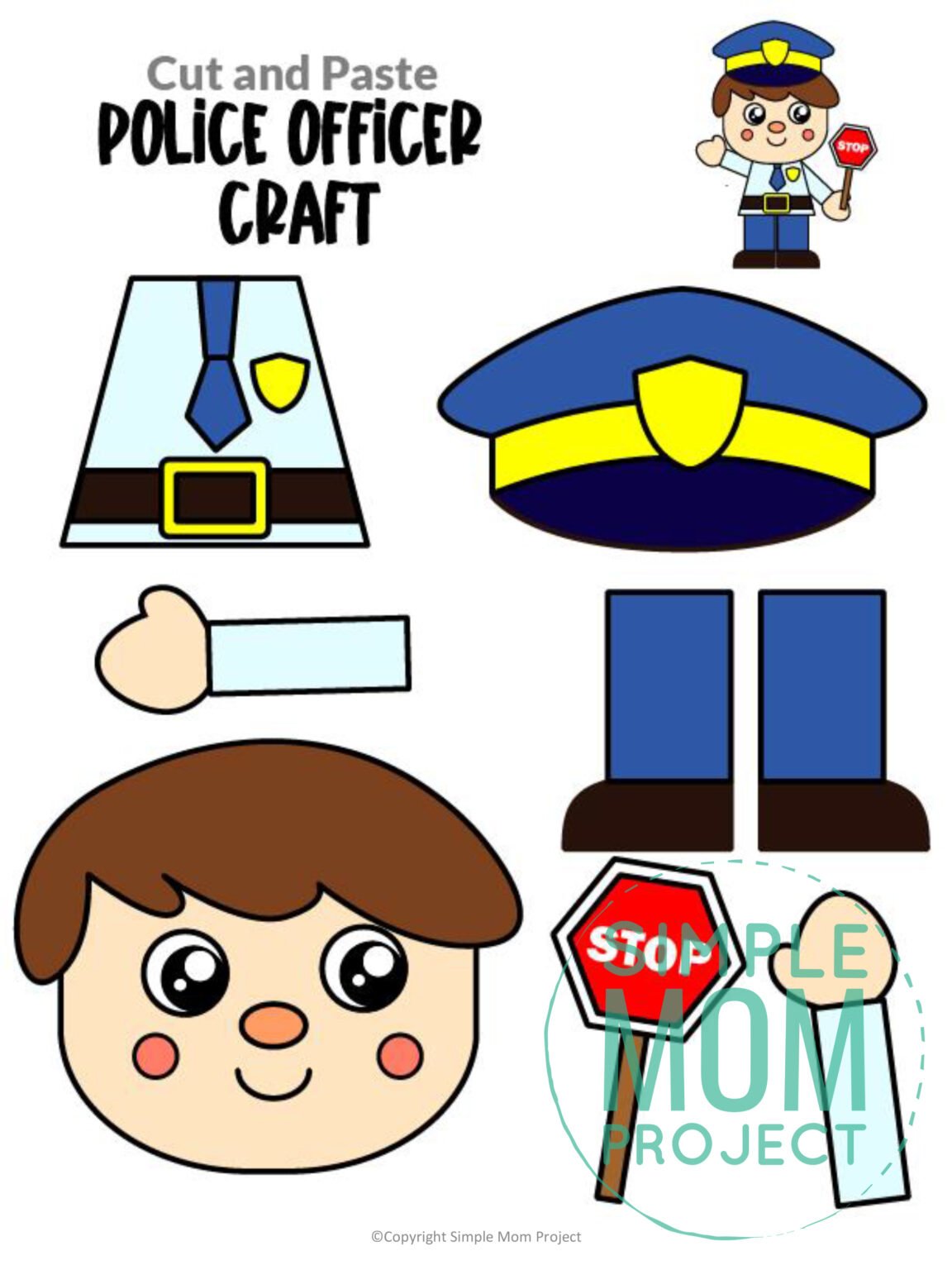 90 Printable Police Officer Uniform Cut Out 1