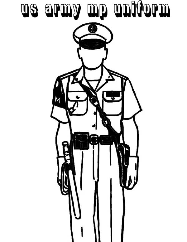 90 Printable Police Officer Uniform Cut Out 19