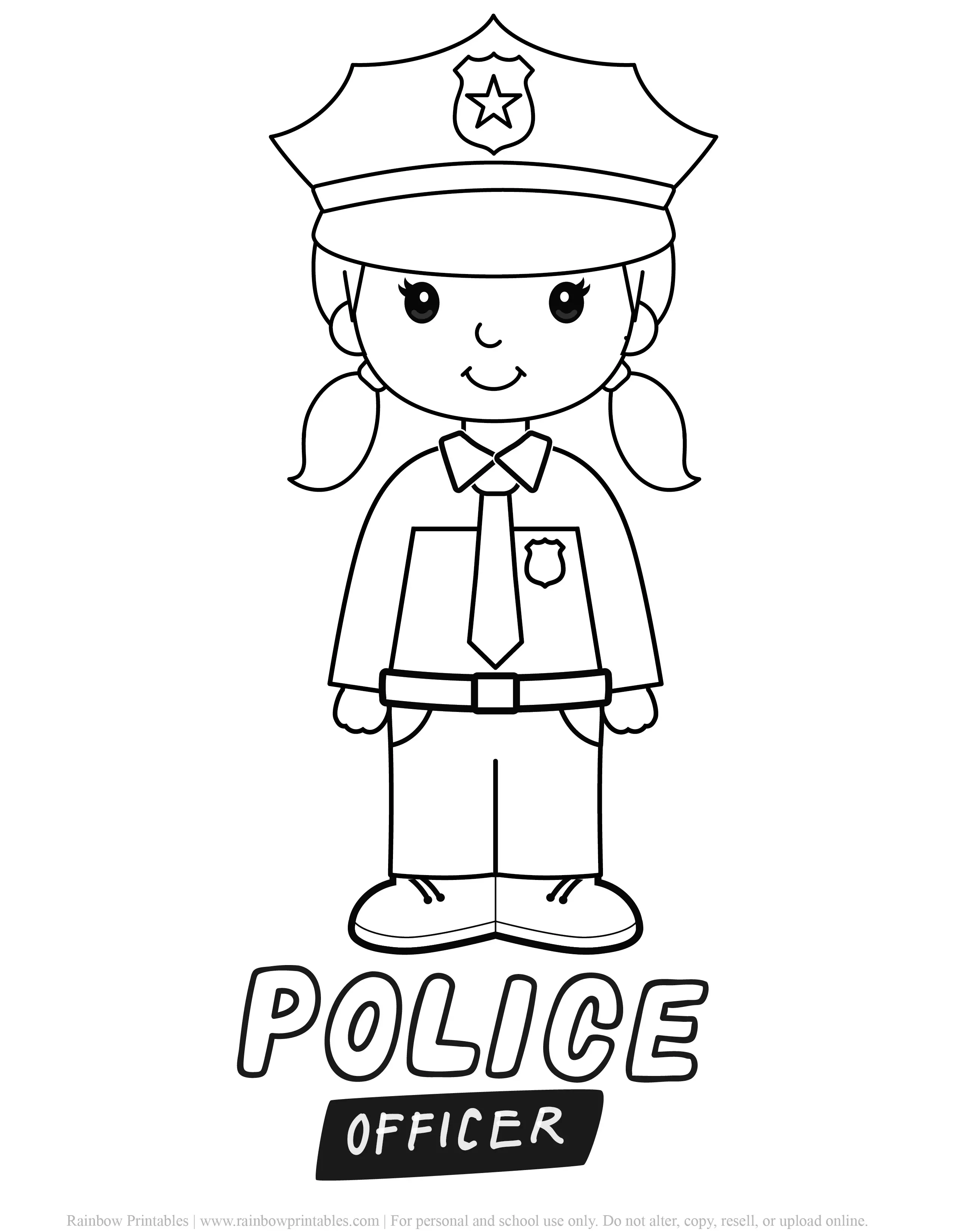 90 Printable Police Officer Uniform Cut Out 31