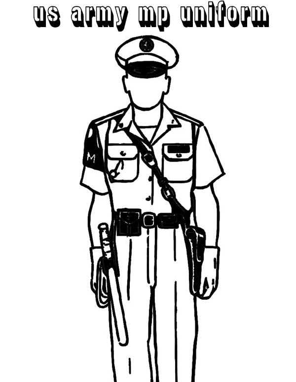 90 Printable Police Officer Uniform Cut Out 36