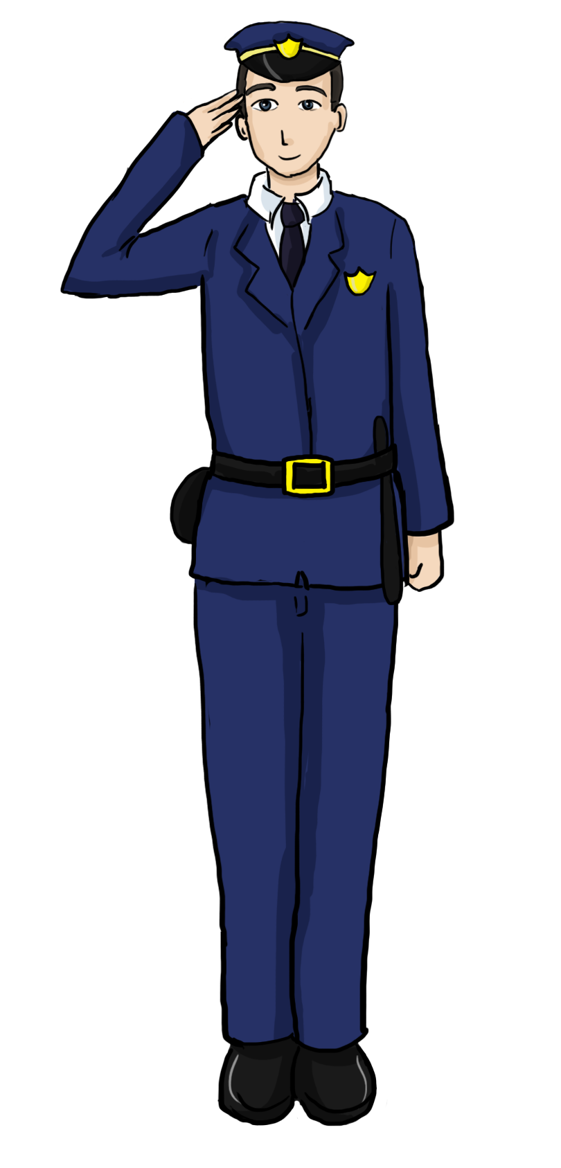 90 Printable Police Officer Uniform Cut Out 42