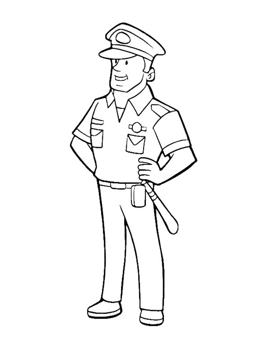 90 Printable Police Officer Uniform Cut Out 48