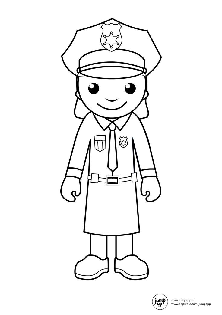 90 Printable Police Officer Uniform Cut Out 64