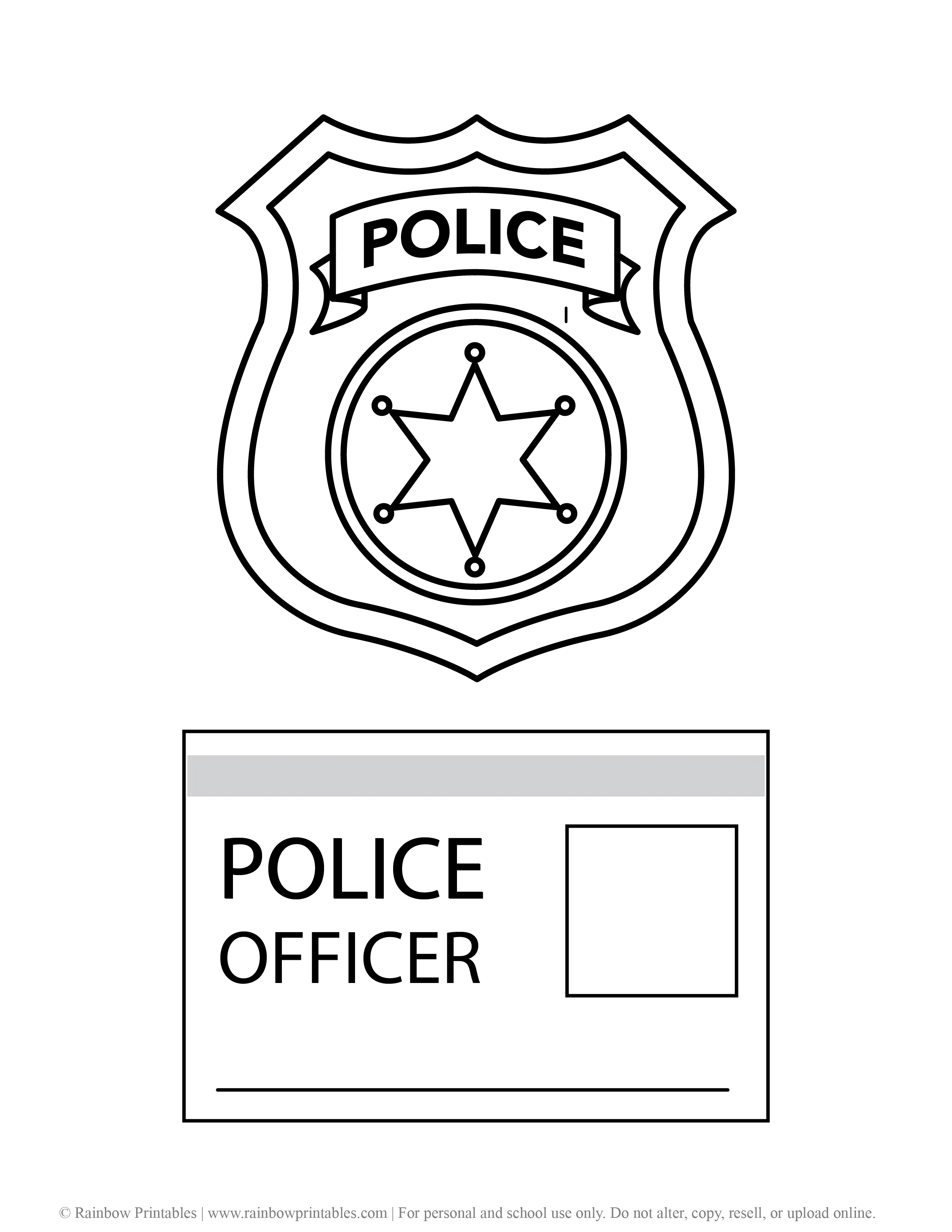 90 Printable Police Officer Uniform Cut Out 65