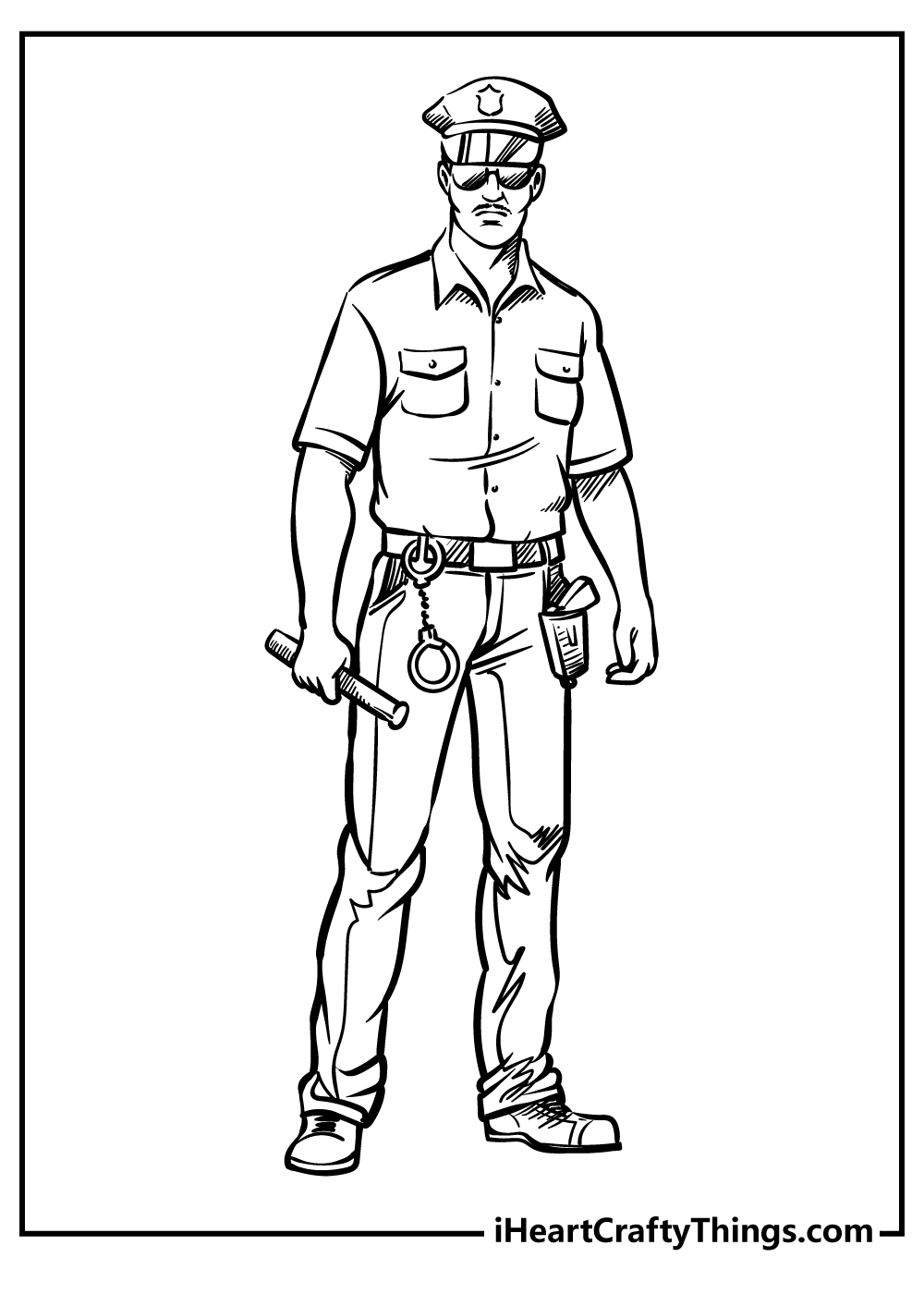 90 Printable Police Officer Uniform Cut Out 75