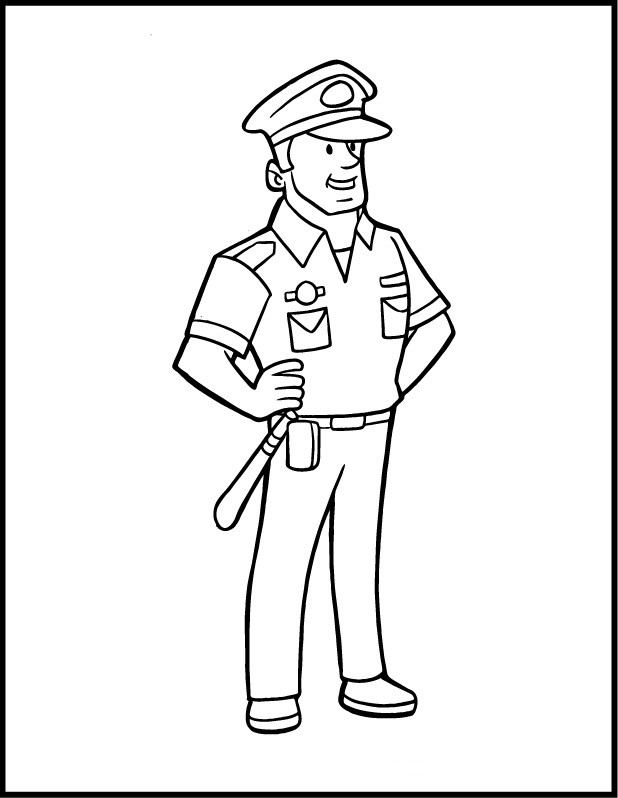 90 Printable Police Officer Uniform Cut Out 92