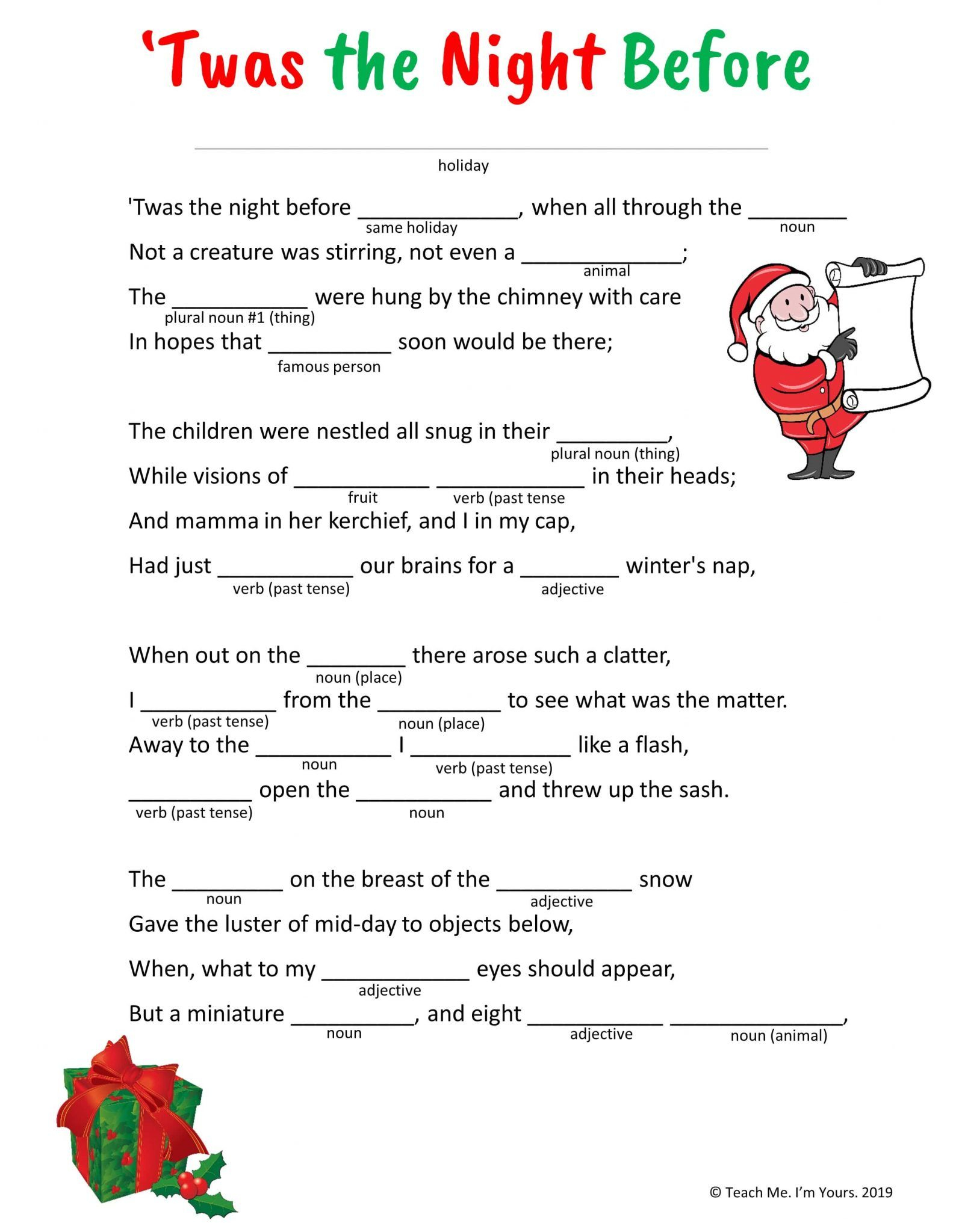 90 The Night Before Christmas Printable 15