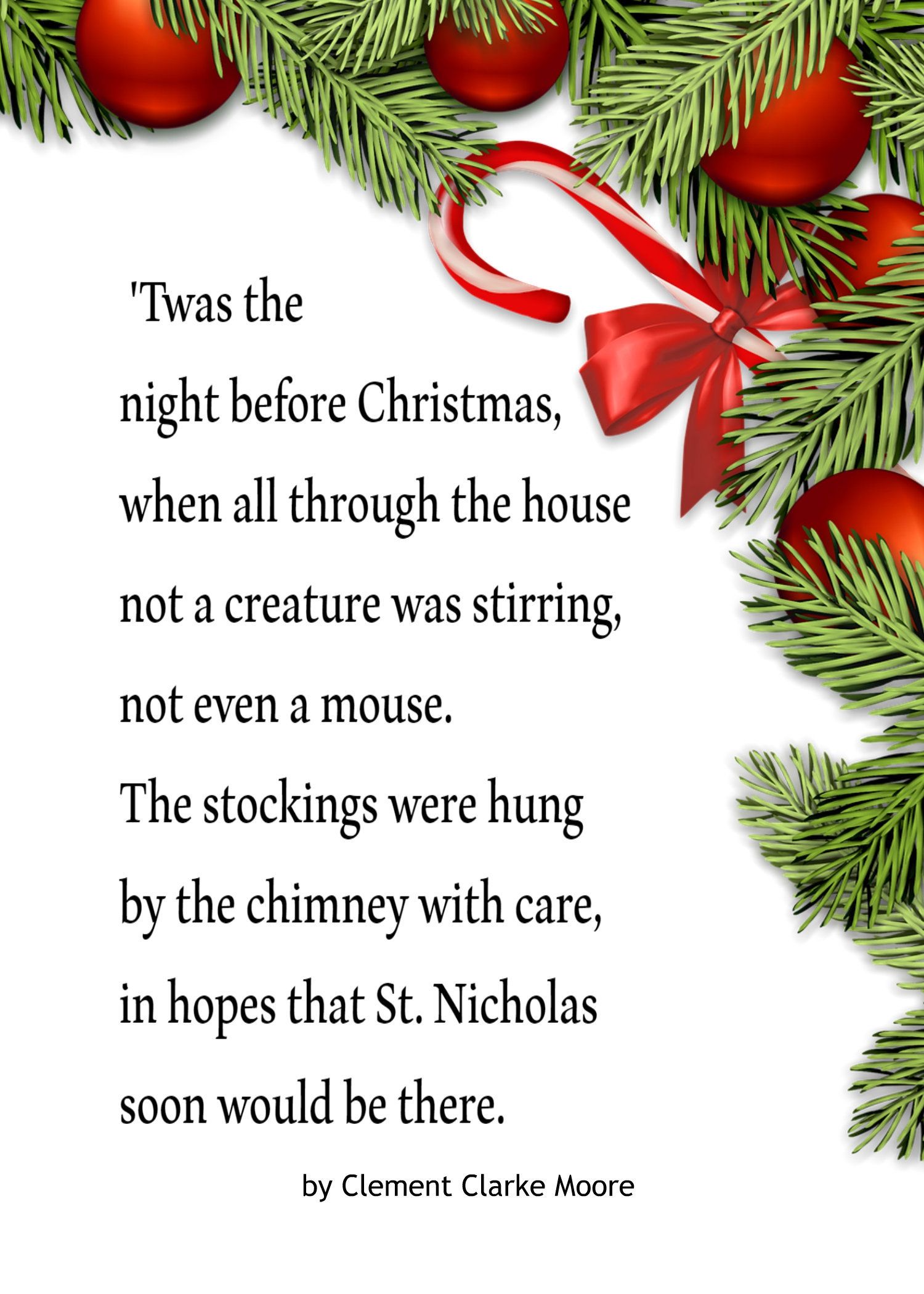 90 The Night Before Christmas Printable 33