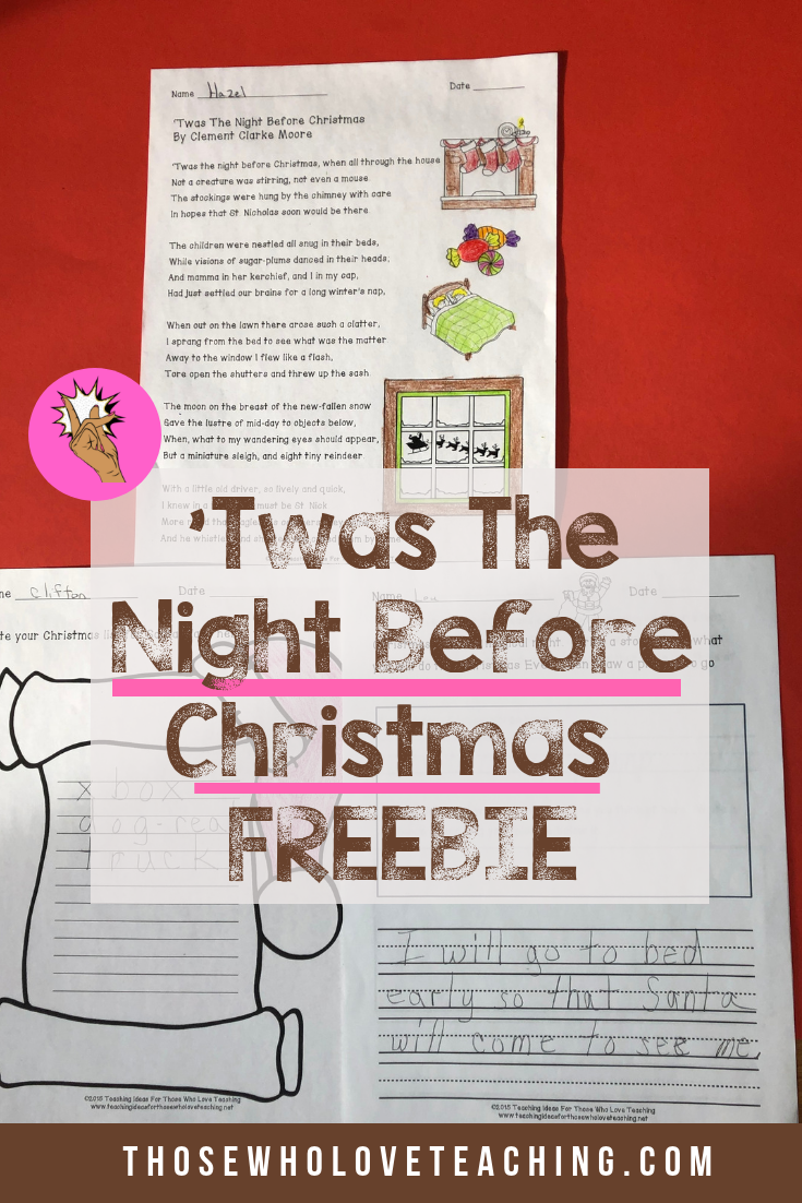 90 The Night Before Christmas Printable 34