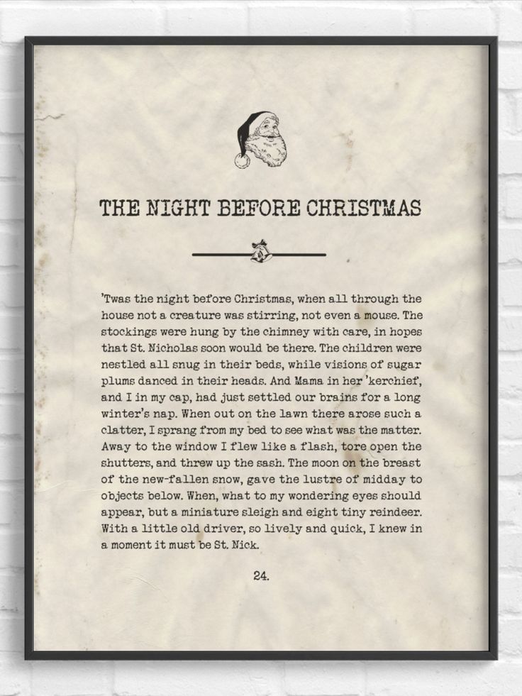 90 The Night Before Christmas Printable 37